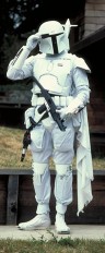 Boba Fett used to wear a white suit