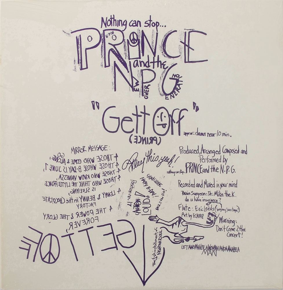 Gett Off Damn Near 10 Minutes promo vinyl Gett Off Damn Near 10 Minutes promo