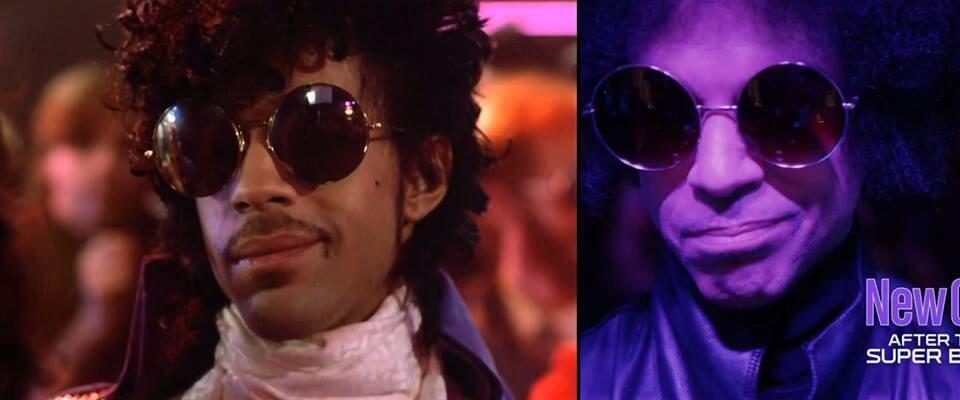 Prince in Purple Rain vs on New Girl Prince in Purple Rain and on New Girl